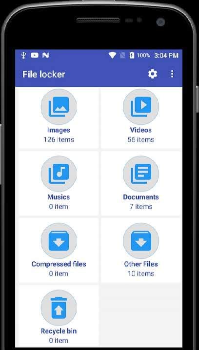 File Locker: Hide Any File, Image, Video, Audio screenshot 1