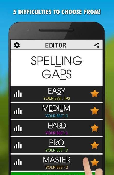 Spelling Gaps PRO screenshot 2