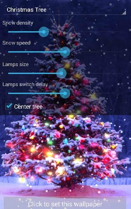 Christmas Live Wallpaper Pro screenshot 1