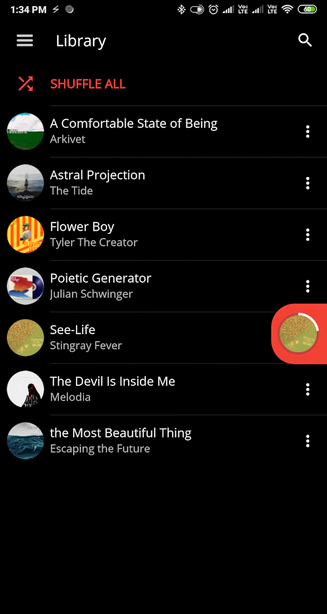 Symphony Music Player Reborn screenshot 1