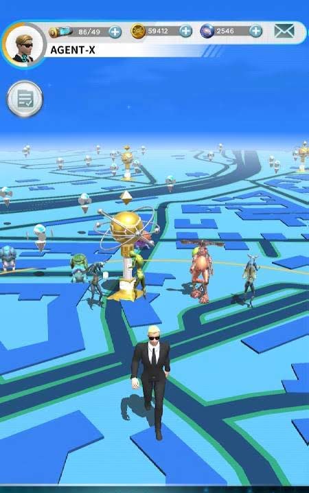 Men in Black AR: Best RPG Game - Alien Battle PVP gameplay screenshot 3
