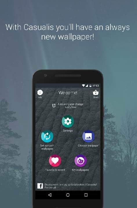 Casualis: Auto wallpaper change screenshot 1