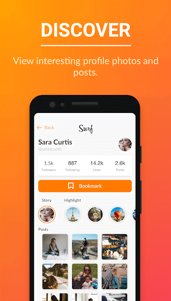 Surf+ for Instagram - Repost, View Story-Highlight screenshot 2