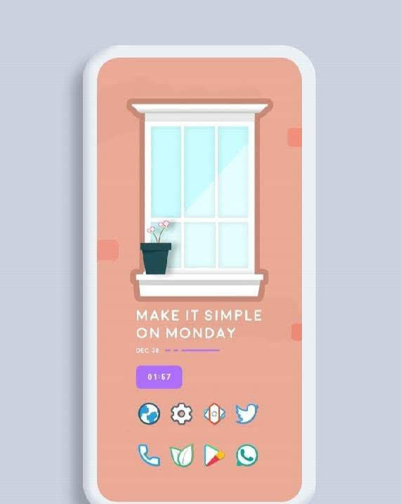 Color Line Icon Pack - colorful outlines on white icons screenshot 2