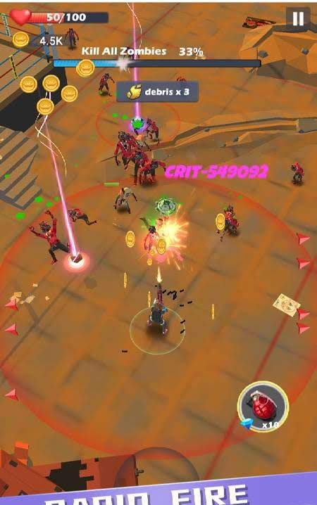 Crazy Zombie - Rapid Shooting screenshot 3