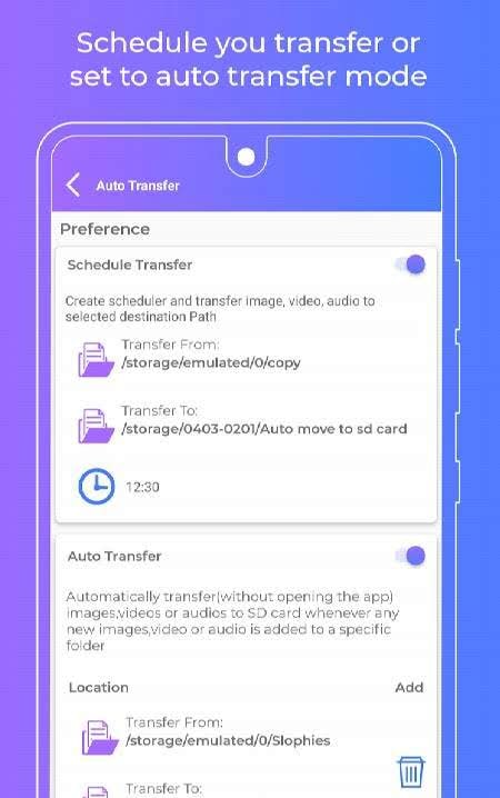 Auto Transfer To Sd Card screenshot 3