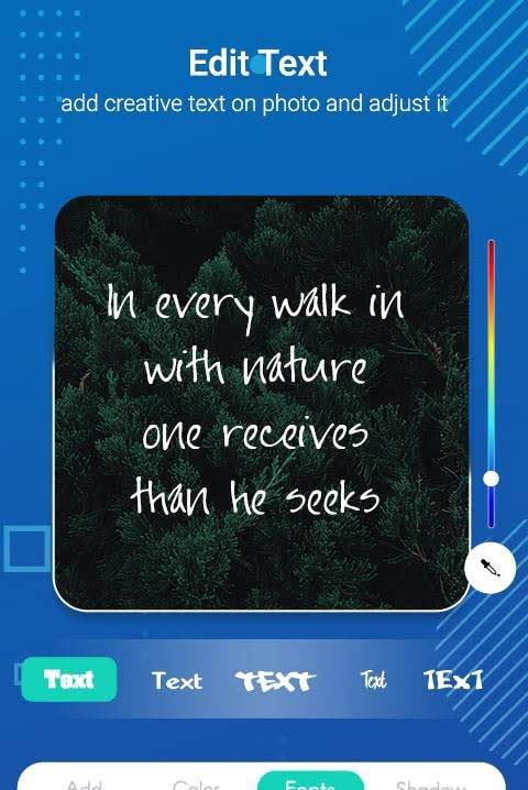 TextOnPic : Create Photos With Text screenshot 4