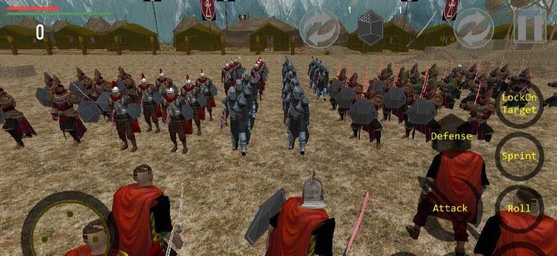 Spartacus Gladiator: Roman Arena Hero Clash gameplay screenshot 2