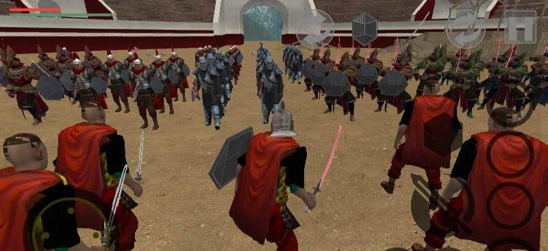 Spartacus Gladiator: Roman Arena Hero Clash gameplay screenshot 1