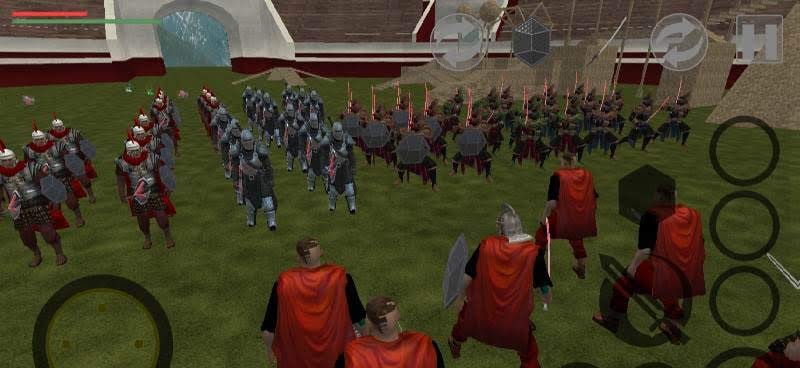 Spartacus Gladiator: Roman Arena Hero Clash gameplay screenshot 3