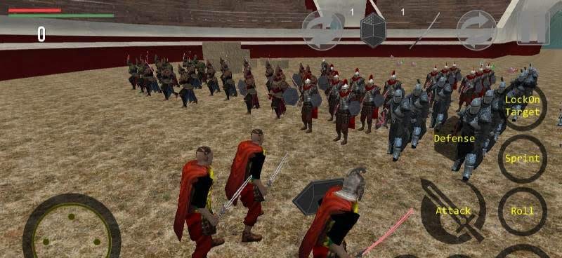 Spartacus Gladiator: Roman Arena Hero Clash gameplay screenshot 4