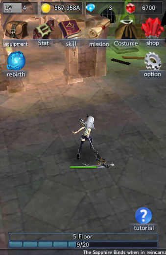 DarkWarrior gameplay screenshot 1