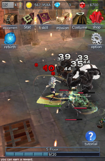 DarkWarrior gameplay screenshot 2
