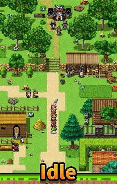 Idle Knights - Merge& Idle RPG screenshot 1