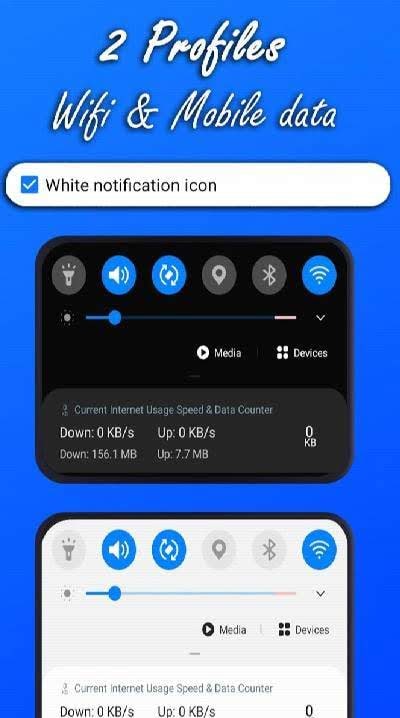 Current Internet Usage Speed & Data Counter screenshot 3