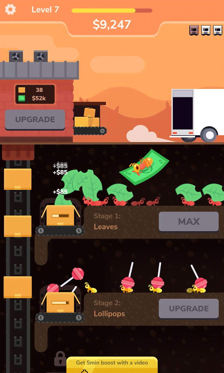 Ant Factory gameplay screenshot 1