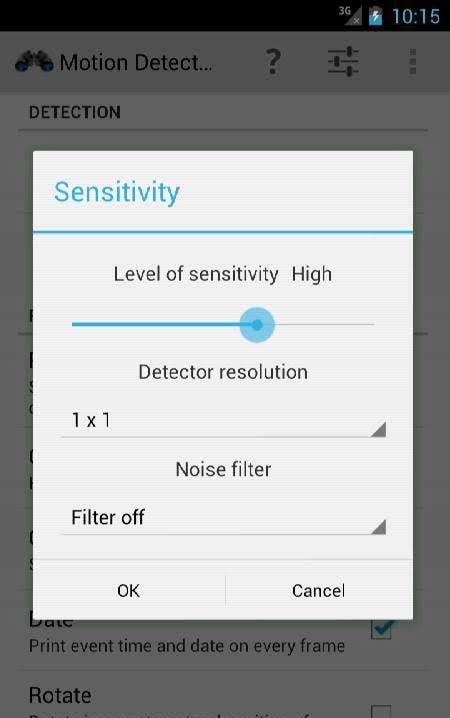 Motion Detector screenshot 4