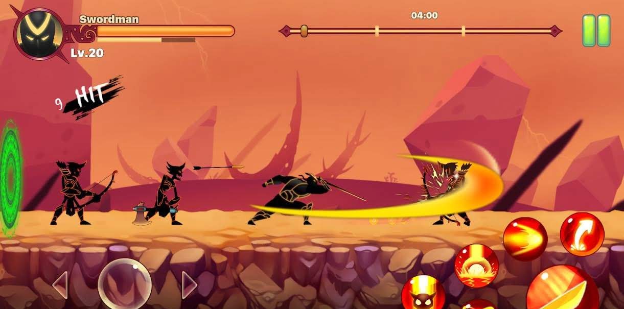 Stickman Ninja : Legends Warrior - Shadow Game RPG gameplay screenshot 3