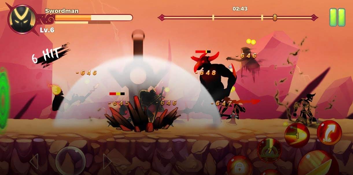 Stickman Ninja : Legends Warrior - Shadow Game RPG gameplay screenshot 1