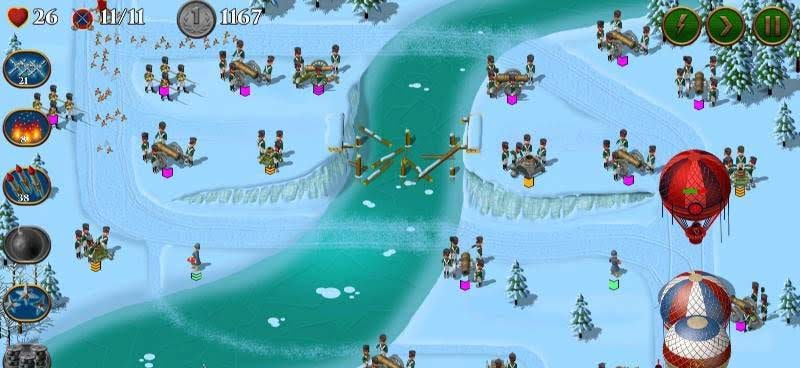1812. Napoleon Wars Premium TD Tower Defense game screenshot 4