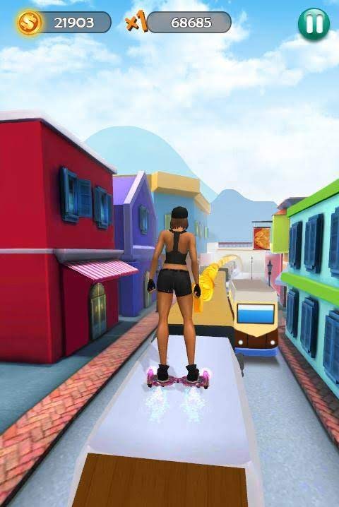 Hoverboard Surfers 3D gameplay screenshot 1