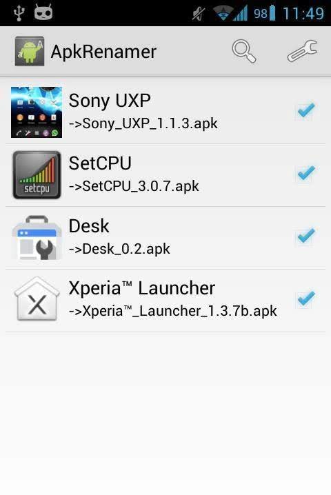 ApkRenamer Pro preview 1