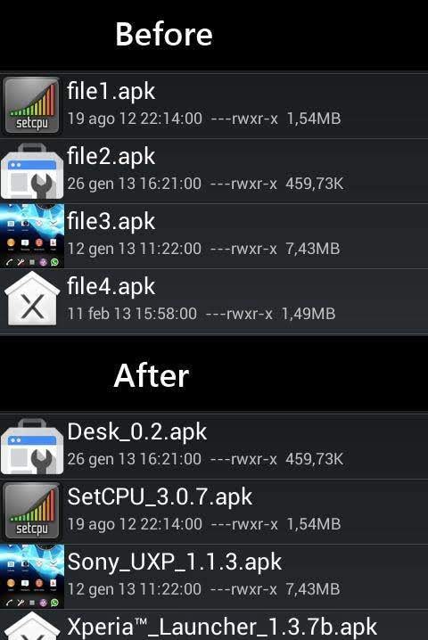 ApkRenamer Pro preview 3