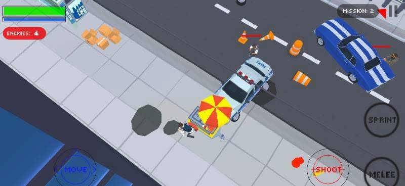 Polygon Cover Strike: Top Down Shooter Games screenshot 4
