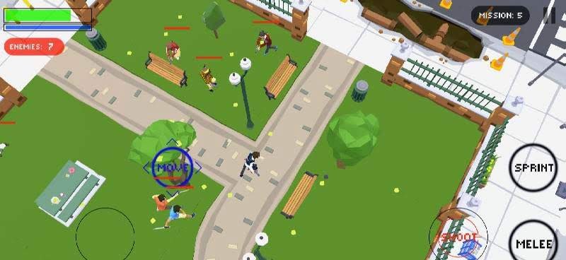 Polygon Cover Strike: Top Down Shooter Games screenshot 3
