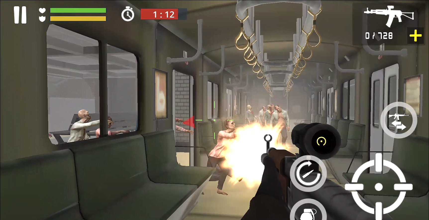 Dead Zombie Battle : Zombie Defense Warfare screenshot 4