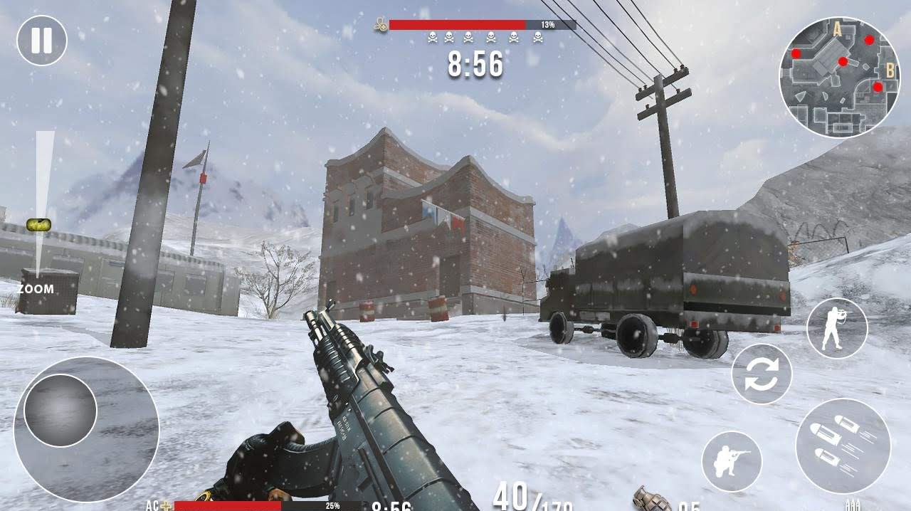 Rules of Modern World War Winter FPS Shooting Game screenshot 3