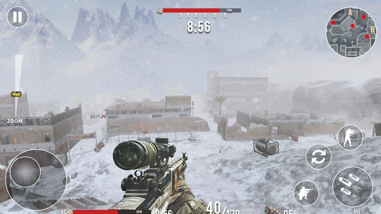Rules of Modern World War Winter FPS Shooting Game screenshot 2