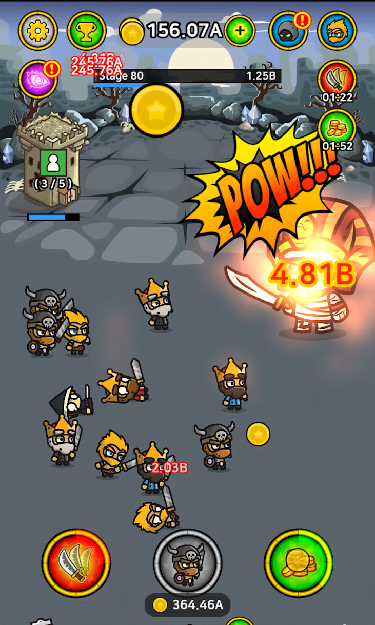 Merge Battle Heroes gameplay screenshot 4
