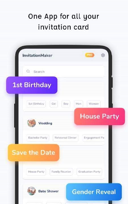 Invitation Card Maker: Ecards & Digital Card screenshot 3