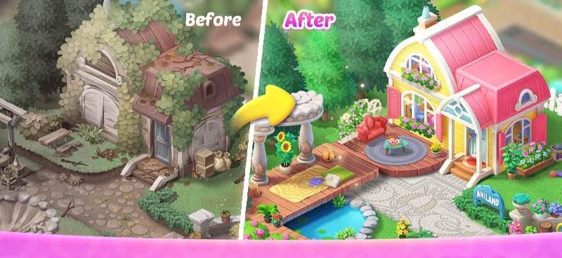 Aniland: Dream Town gameplay screenshot 1