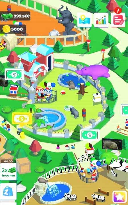Idle Zoo Island screenshot 2