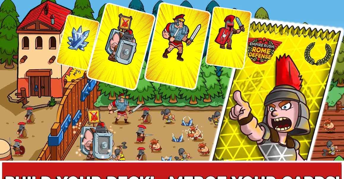 Empire Rush: Rome Wars & Defense (Tower Game) screenshot 2