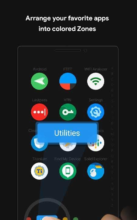 Zone Launcher - One Swipe Edge Launcher & Drawer screenshot 3