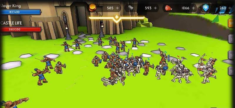 Epic Fantasy Battle Simulator - Kingdom Defense 3D gameplay screenshot 2