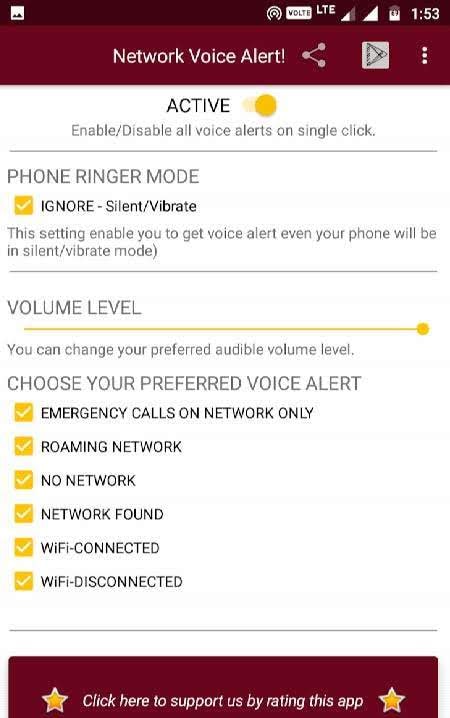 Network Voice Alert! - No Ads screenshot 2