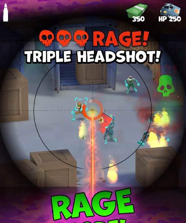 Snipers Vs Thieves: Zombies! gameplay screenshot 2