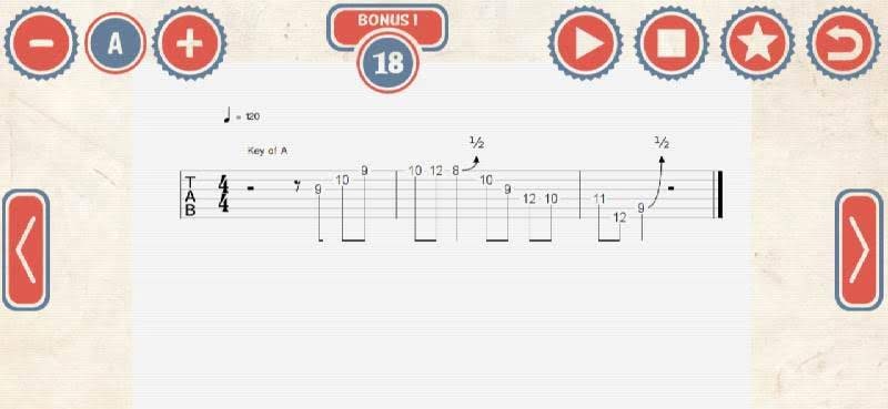144 Blues Guitar Licks: Pro audio settings menu