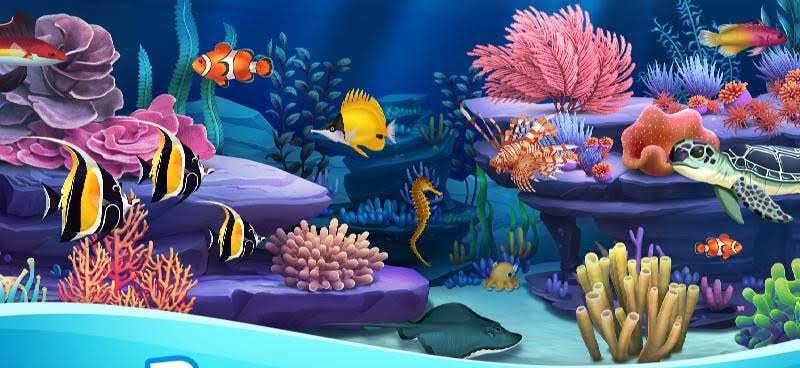 Aqua Blast: Fish Matching 3 Puzzle & Ball Blast screenshot 1