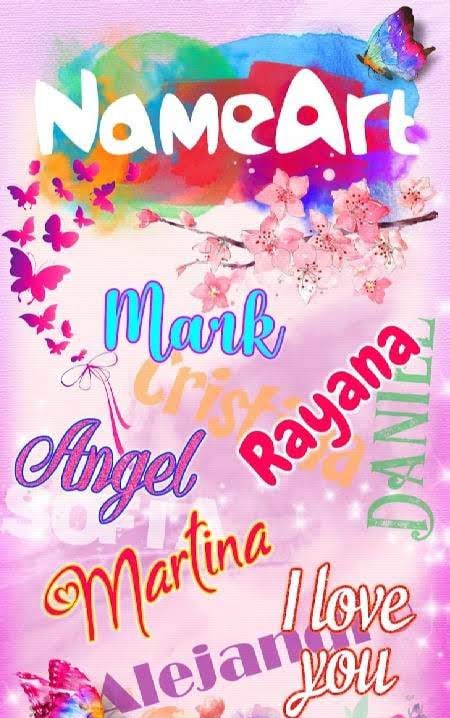 Name Art Maker - Write Text on Background screenshot 1