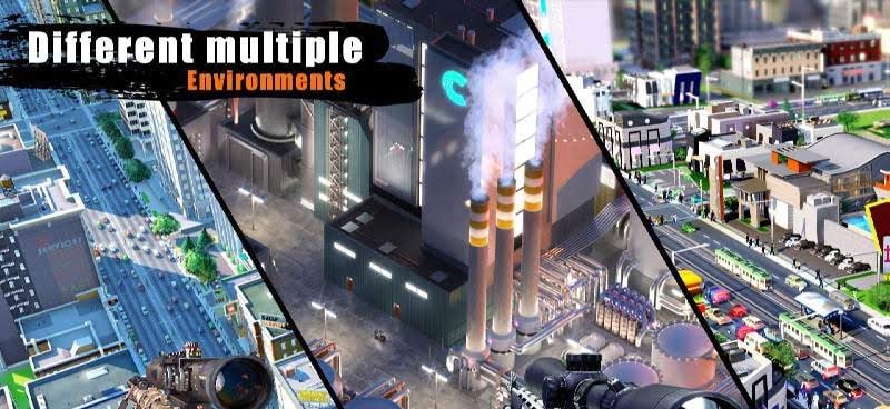 FPS Sniper 3D Gun Shooter Free Fire:Shooting Games gameplay screenshot 2