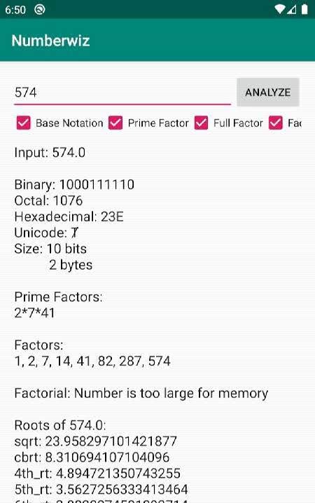 Numberwiz screenshot 2