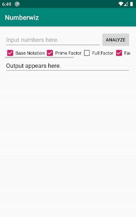 Numberwiz screenshot 1