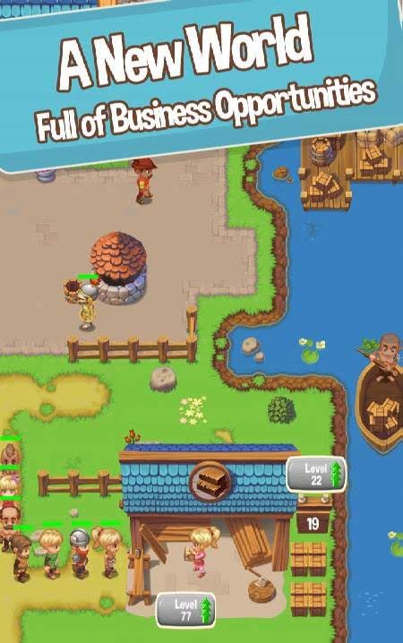 Idle Settlers: Medieval Trading Tycoon gameplay screenshot 1