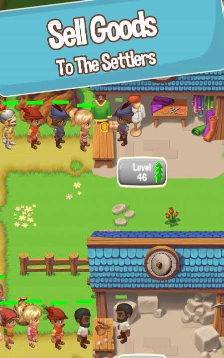Idle Settlers: Medieval Trading Tycoon gameplay screenshot 2