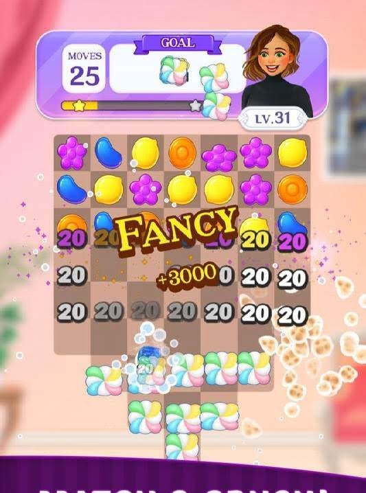 Nicole's Match : Dress Up & Match 3 Puzzle Game screenshot 2